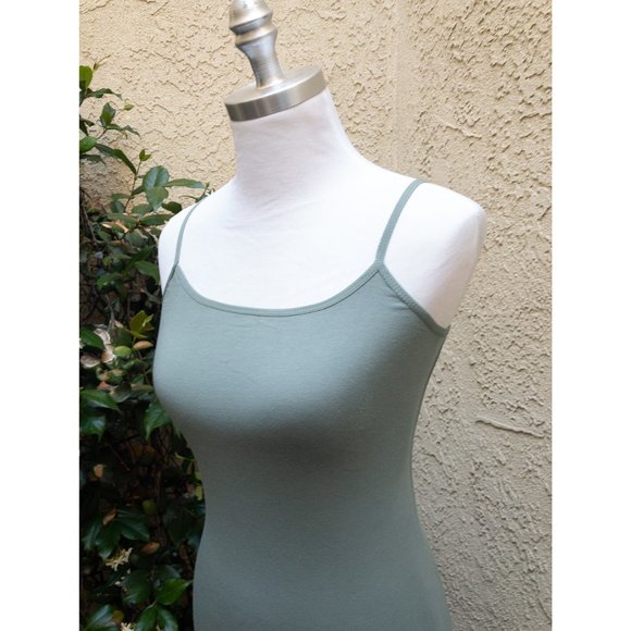 Dusty Sage Green Cami Bodycon Mini Dress - Picture 7 of 10